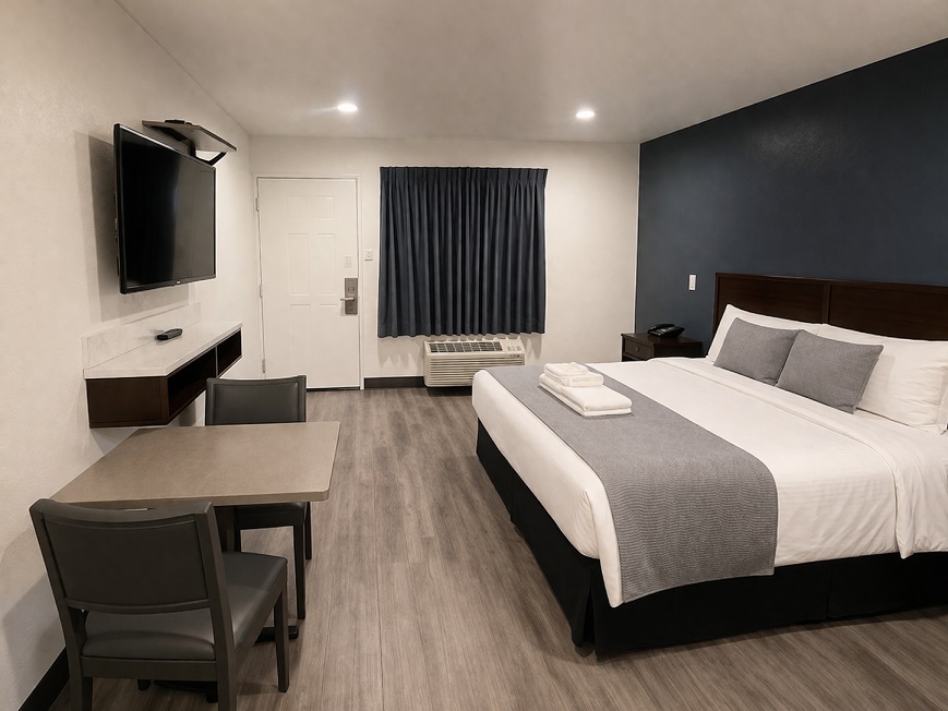 1 King Accessible Room - Non Smoking
